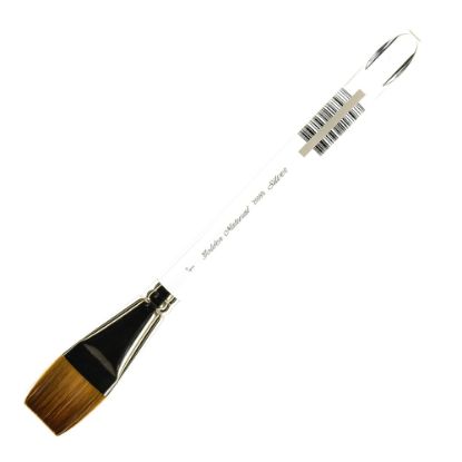 Picture of Silver Brush Golden Natural Series Paint Brush 2008S, Size 1, Square Wash, Natural and Synthetic Blend, Clear