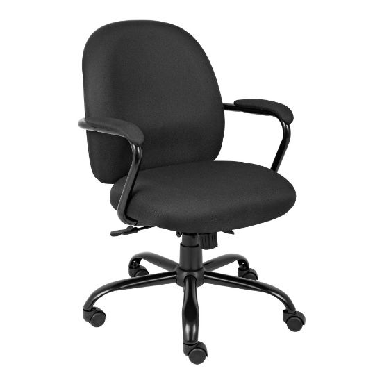 Picture of Boss Office Products Heavy-Duty Mid-Back Task Chair, Black