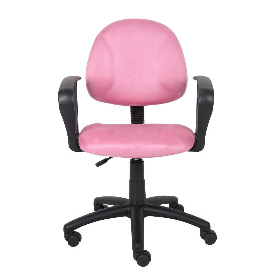 Picture of Boss Office Products Microfiber Armless Task Chair, Pink