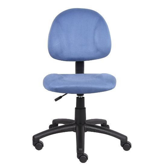 Picture of Boss Office Products Microfiber Task Chair, Blue