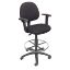 Picture of Boss Office Products Drafting Stool, Adjustable Arms, Black, B1616-BK