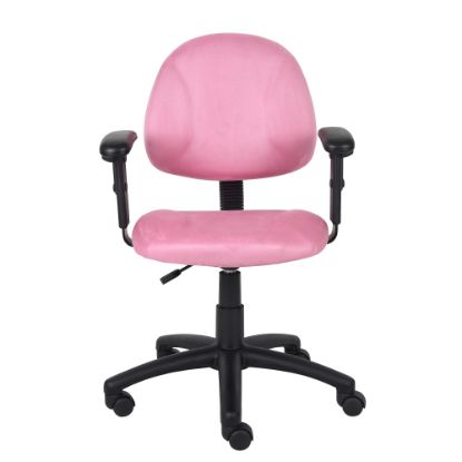 Picture of Boss  Office Products Microfiber Mid-Back Task Chair, Pink