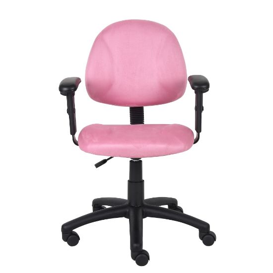 Picture of Boss  Office Products Microfiber Mid-Back Task Chair, Pink