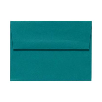 Picture of LUX Invitation Envelopes, #4 Bar (A1), Peel & Press Closure, Teal, Pack Of 250