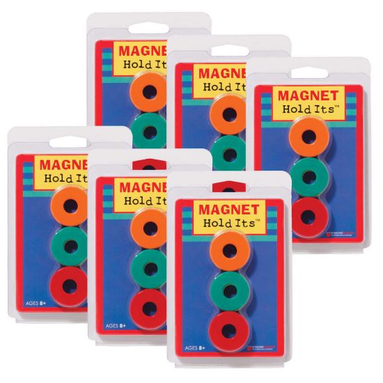 Picture of Dowling Magnets Ceramic Ring Magnets, 6 Per Pack, 6 Packs