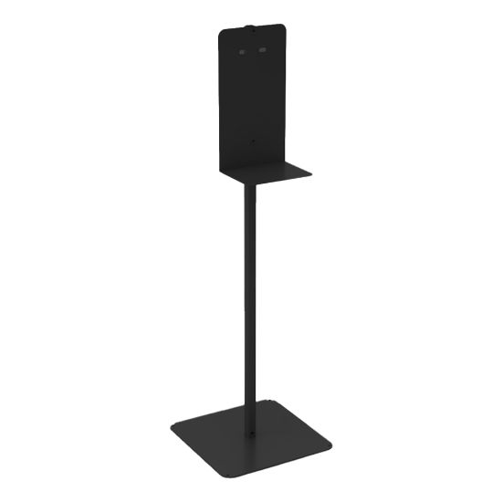 Picture of Built Sanitizer Floor Stand, 48in x 14in x 14in, Black