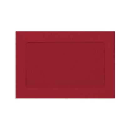 Picture of LUX #6 1/2 Full-Face Window Envelopes, Middle Window, Gummed Seal, Ruby Red, Pack Of 500