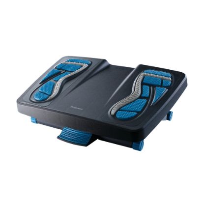 Picture of Fellowes Energizer Foot Support, 5.13in x 17.88in x 13.25in, Blue/Charcoal/Gray