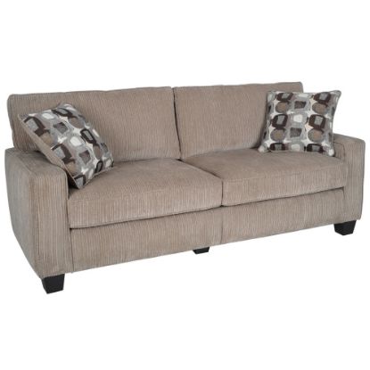 Picture of Serta RTA Santa Cruz Collection Fabric Sofa, 78inW, Platinum