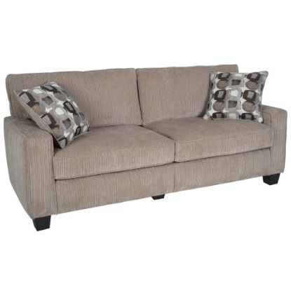 Picture of Serta RTA Santa Cruz Collection Fabric Sofa, 73inW, Platinum