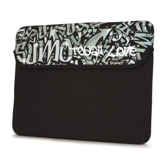 Picture of SUMO Graffiti 13in Macbook Sleeve - 10in x 13.5in x 1in - Neoprene - Black