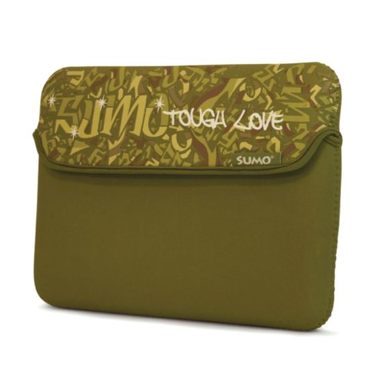 Picture of Mobile Edge Sumo 14.1in Notebook or 15.4in MacBook Graffiti Sleeve - Notebook sleeve - 14.1in / 15.4in - green