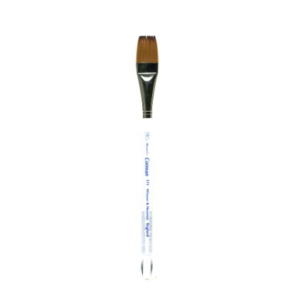 Picture of Winsor & Newton Cotman Watercolor Paint Brush 777, 3/4in, One-Stroke Bristle, Synthetic, Clear