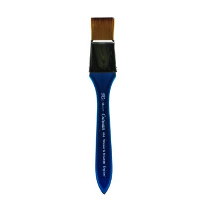 Picture of Winsor & Newton Cotman Watercolor Paint Brush, 1in, Wash Bristle, Synthetic, Blue