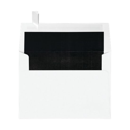 Picture of LUX Invitation Envelopes, A7, Peel & Stick Closure, Black/White, Pack Of 50