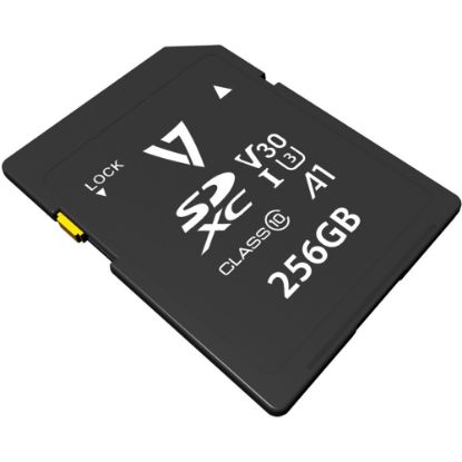 Picture of V7 VPSD256GV30U3 256 GB SDXC - 95 MB/s Read - 30 MB/s Write - 5 Year Warranty