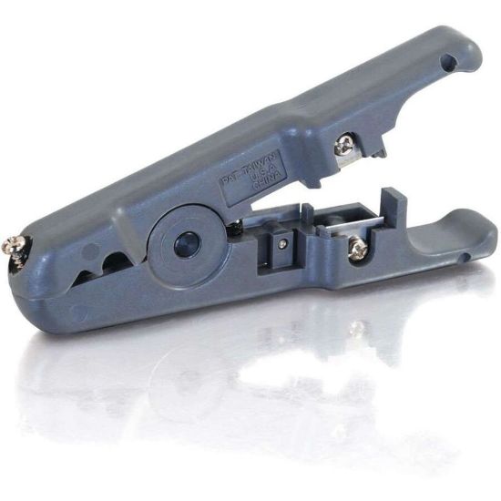 Picture of C2G Round/Flat Multi-Conductor Cutter and Stripper - Gray - 0.30 lb