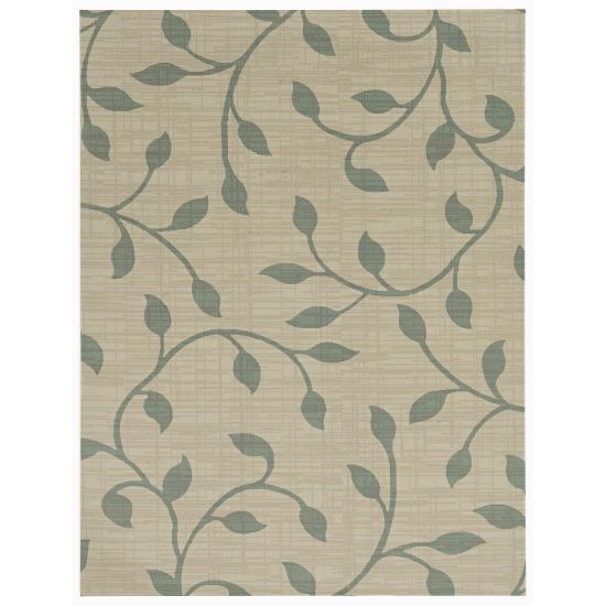 Picture of Foss Floors Area Rug, 6ftH x 8ftW, Vine, Blue/Beige