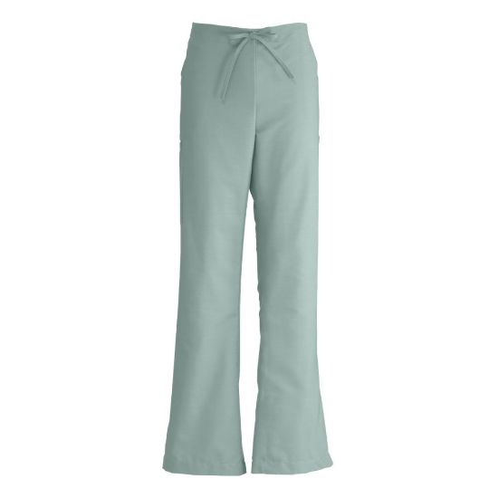 Picture of Medline ComfortEase Ladies Modern-Fit Cargo Scrub Pants, Large, Seaspray