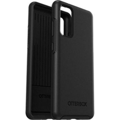 Picture of OtterBox Galaxy S20 FE 5G Symmetry Series Antimicrobial Case - For Samsung Galaxy S20 FE, Galaxy S20 FE 5G Smartphone - Black - Drop Resistant, Bump Resistant, Bacterial Resistant - Polycarbonate, Synthetic Rubber - Retail