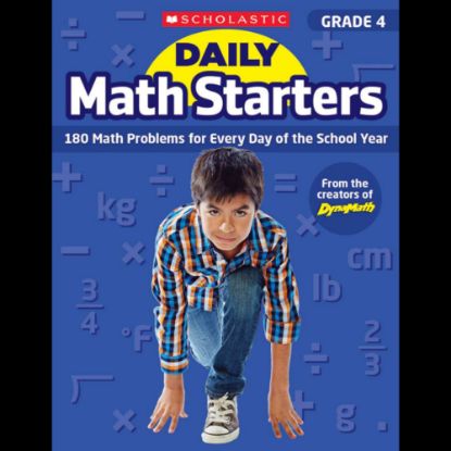 Picture of Scholastic Teacher Resource Daily Math Starters, Grade 4