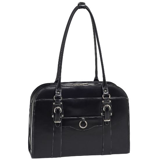 Picture of McKleinUSA Hillside Leather Ladies Briefcase, Black