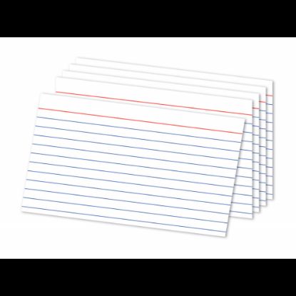 Picture of Office Depot Brand Index Cards, Ruled, 5in x 8in, White, Pack Of 300