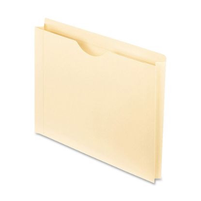 Picture of Oxford Reinforced-Top File Jackets, Letter Size, 1 1/2in Expansion, Manila, Box Of 50