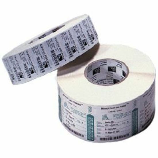 Picture of Zebra Label Paper, E62798, 2 1/4in x 3/4in Thermal Transfer Zebra ZSelect 4000T, 3in Core