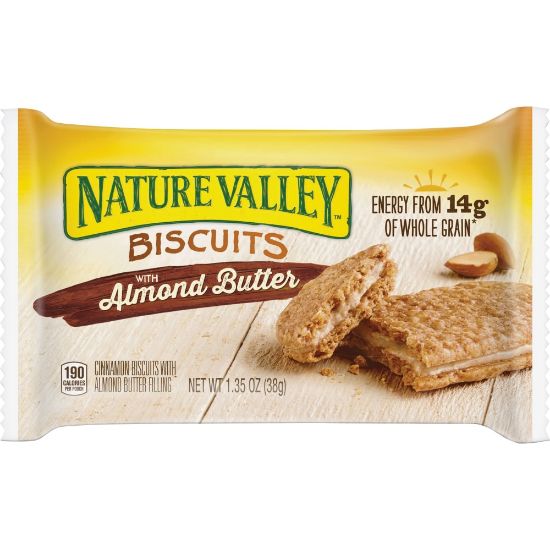 Picture of NATURE VALLEY Flavored Biscuits - Almond Butter, Cinnamon - Box - 1.35 oz - 16 / Box