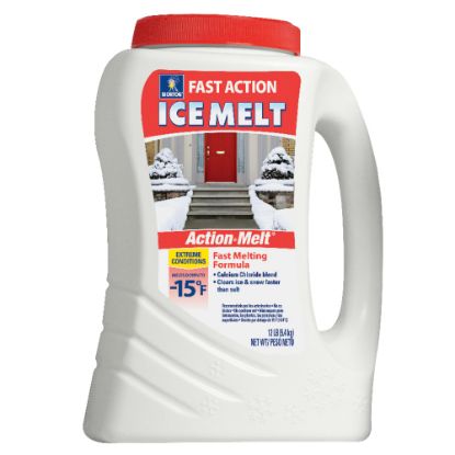 Picture of Morton Salt Action-Melt Fast Action Ice Melt, 12 Lb