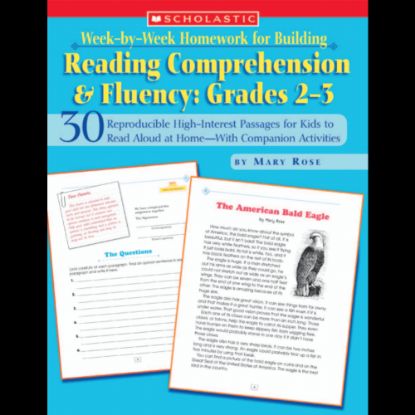 Picture of Scholastic Week-by-Week Homework For Building Reading Comprehension & Fluency - Grades 2-3