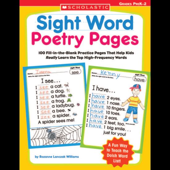 Picture of Scholastic Sight Word Poetry Pages