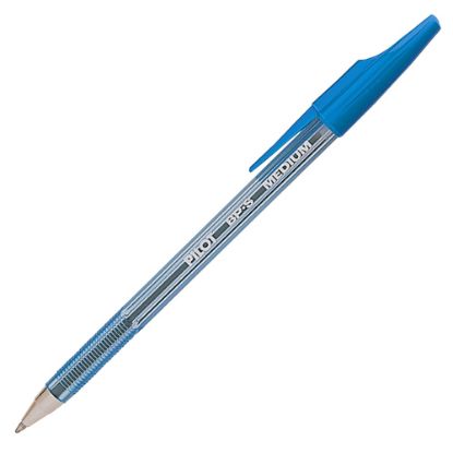 Picture of Pilot Better Ballpoint Pens, Medium Point, 1.0 mm, Blue Barrel, Blue Ink, Pack Of 12