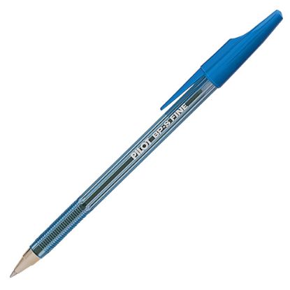 Picture of Pilot Better Ballpoint Pens, Fine Point, 0.7 mm, Blue Barrel, Blue Ink, Pack Of 12