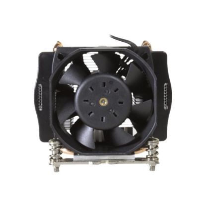 Picture of Dynatron A24 Cooling Fan - 2.36in Maximum Fan Diameter - 1 x Fan(s) - 303.2 gal/min Maximum Airflow - 7000 rpm - Dual Ball Bearing - Pin1- (-), Pin2- (+), Pin3- (Techometer/Signal output), Pin4- (PWM) - Compatible AMD Socket: AM4, AM5 - Aluminum