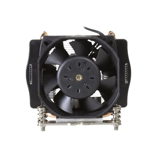 Picture of Dynatron A24 Cooling Fan - 2.36in Maximum Fan Diameter - 1 x Fan(s) - 303.2 gal/min Maximum Airflow - 7000 rpm - Dual Ball Bearing - Pin1- (-), Pin2- (+), Pin3- (Techometer/Signal output), Pin4- (PWM) - Compatible AMD Socket: AM4, AM5 - Aluminum