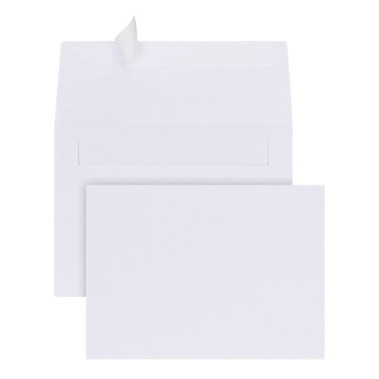 Picture of Office Depot Brand Photo Envelopes, 4in x 6in, Clean Seal, White, Box Of 50