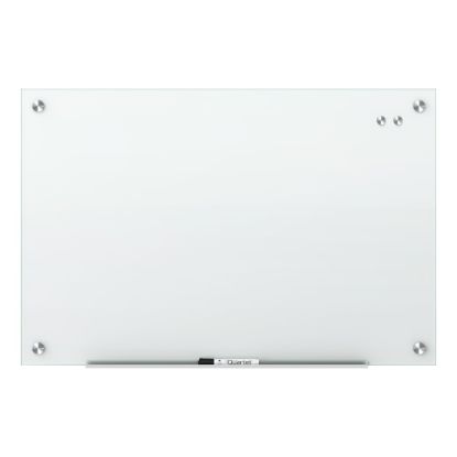 Picture of Quartet Infinity Magnetic Glass Unframed Dry-Erase Whiteboard, 36in x 24in, White