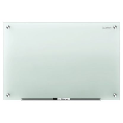 Picture of Quartet Infinity Glass Non-Magnetic Unframed Dry-Erase Whiteboard, 36in x 24in, Frost