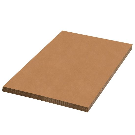 Picture of Partners Brand Corrugated Sheets, 16in x 16in, Kraft, Pack Of 50