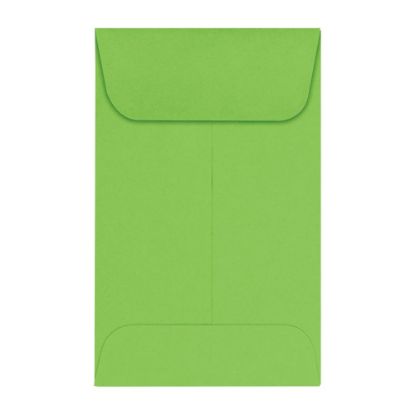 Picture of LUX Coin Envelopes, #1, Gummed Seal, Limelight, Pack Of 1,000