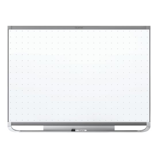 Picture of Quartet Prestige Total Erase 2 Magnetic Unframed Dry-Erase Whiteboard, 48in x 36in, Graphite Aluminum Frame