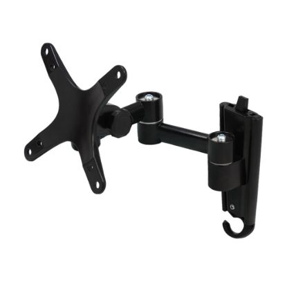 Picture of MegaMounts Full Motion Single-Stud Wall Mount For 13 - 30in TVs, 4.5inH x 4.8inW x 4.5inD, Black