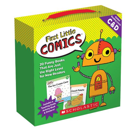 Picture of Scholastic Teacher Resources First Little Comics Parent Pack, Levels C & D, Pre-K To 2nd Grade, Set Of 20