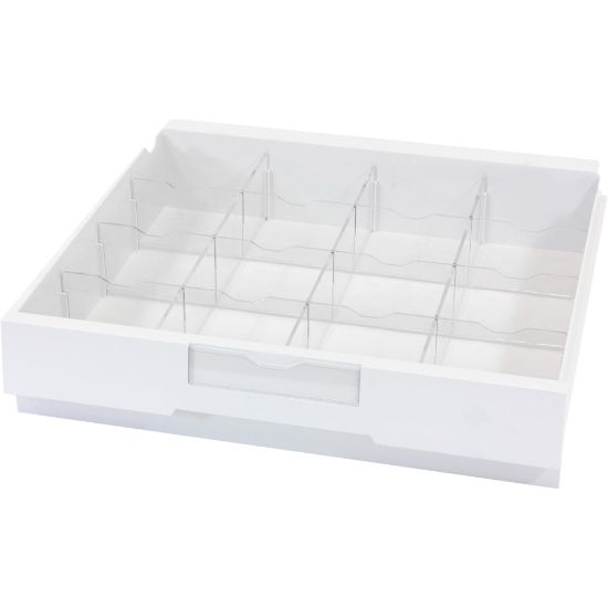 Picture of Ergotron SV Replacement Drawer Kit, Single (Large Drawer) - 16 Compartment(s) - 1 Drawer(s) - White - 1