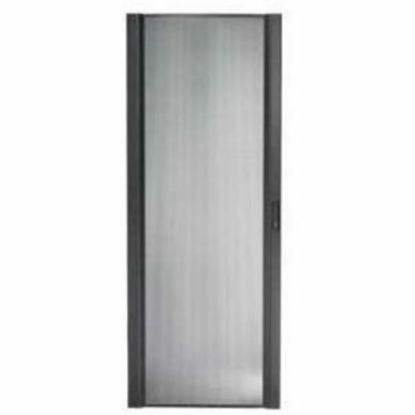 Picture of APC by Schneider Electric NetShelter SX 48U 750mm Wide Perforated Curved Door Black - Black - 48U Rack Height - 85.9in Height - 29.5in Width - 1.4in Depth