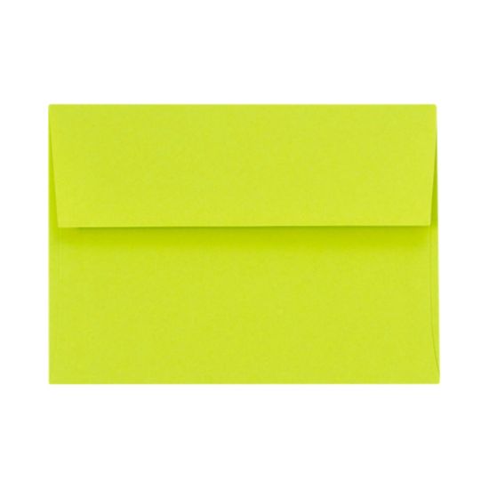 Picture of LUX Invitation Envelopes, A6, Peel & Press Closure, Wasabi, Pack Of 50