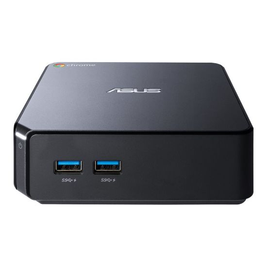 Picture of ASUS Chromebox 2 (CN62) G238U - USFF - 1 x Core i7 5500U / 2.4 GHz - RAM 4 GB - SSD 16 GB - HD Graphics 5500 - Gigabit Ethernet WLAN: - Bluetooth 4.0, 802.11a/b/g/n/ac - Chrome OS - monitor: none - gun gray