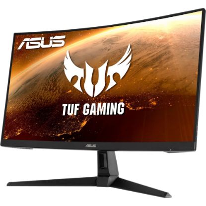 Picture of Asus VG27WQ1B 27in Class WQHD Curved Screen Gaming LCD Monitor - 16:9 - 27in Viewable - Vertical Alignment (VA) - 2560 x 1440 - 16.7 Million Colors - FreeSync Premium - 250 Nit Maximum - 1 ms - MPRT Refresh Rate - Speakers - HDMI - DisplayPort